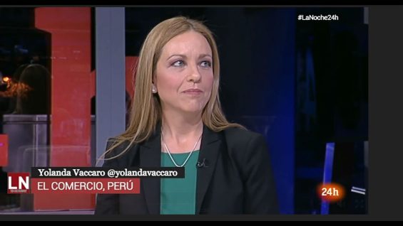 Yolanda Vaccaro en Televisión Española sobre Khashoggi y Caravana de inmigrantes