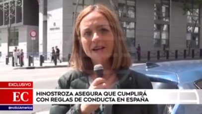 César Hinostroza exclusiva Yolanda Vaccaro América Noticias y Canal N: “No hay riesgo de fuga”