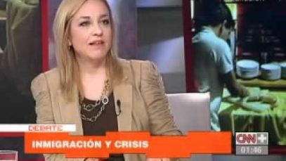 Yolanda Vaccaro en CNN Plus habla sobre inmigración. Video