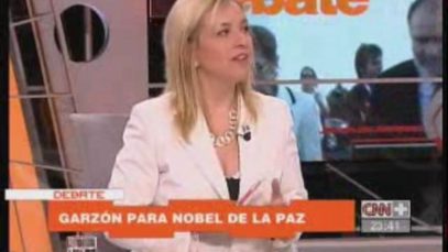 Yolanda Vaccaro en CNN Plus habla sobre la propuesta de conceder el Nobel de la Paz al juez Garzón