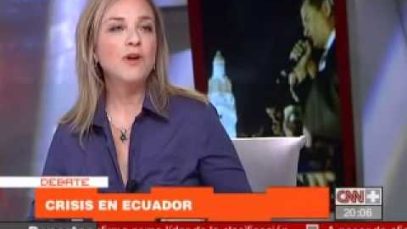 Yolanda Vaccaro en CNN Plus habla sobre Ecuador y golpe de Estado. Videos