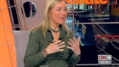 Yolanda Vaccaro en CNN Plus habla sobre el Tea Party en España. Video