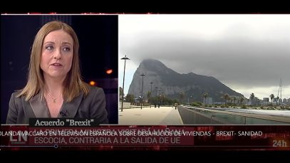 Yolanda Vaccaro en Televisión Española sobre Gibraltar y el Brexit